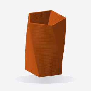 Pentagon Pen Holder 3D printable STL model